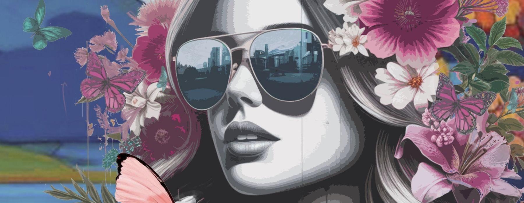 a person wearing sunglasses